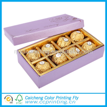 2016 Luxury packaging cardboard chocolate bar box